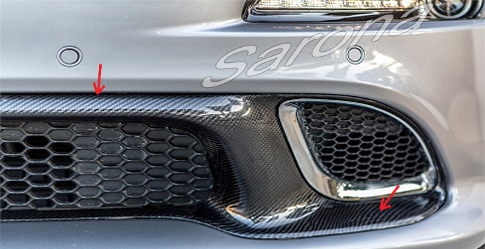 Custom Jeep Grand Cherokee  All Styles Front Lip/Splitter (2011 - 2016) - $890.00 (Part #JP-024-FA)